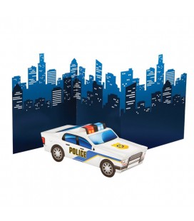 Décoration de Table Voiture Police Party