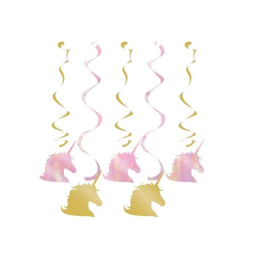 Unicorn Sparkle Dangler Decorations