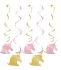 Unicorn Sparkle Dangler Decorations