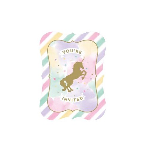 Unicorn Sparkle Invitations