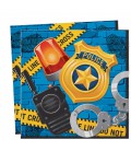 Serviettes Police Party