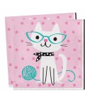 Serviettes Cat Party