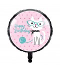 Cat Party Foil Balloon