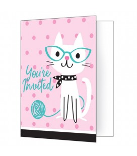 Invitations Cat Party