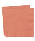 20 CORAL LUNCH NAPKINS