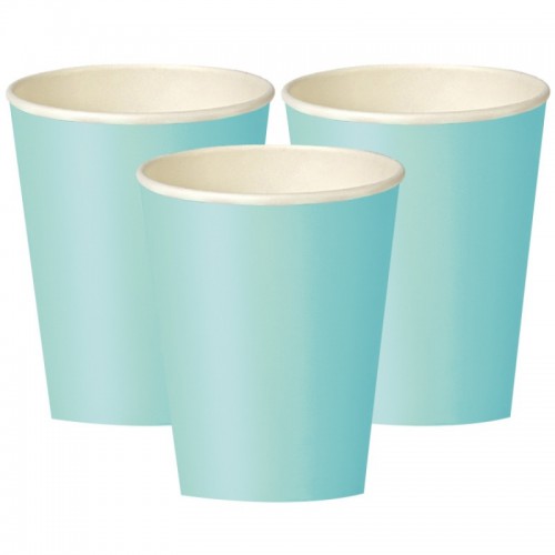 14 MINZGRÜNE BECHER