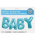 Ballon Mylar Baby Bleu