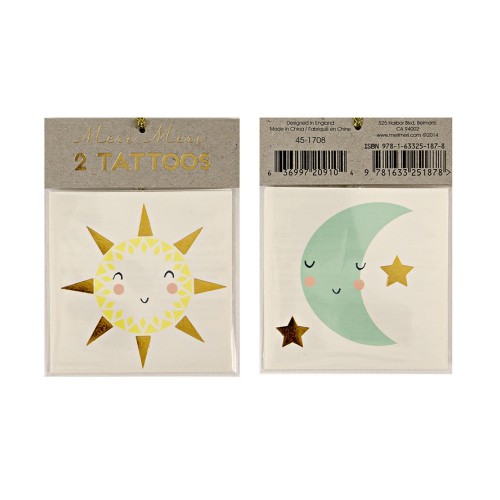 2 Tattoos Sun & Moon