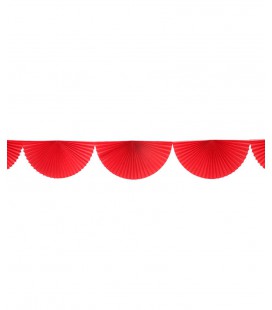 Red Bunting Fan Garland