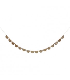 Goldene Pailletten Girlande