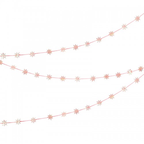 Iridescent Stars Garland Spool