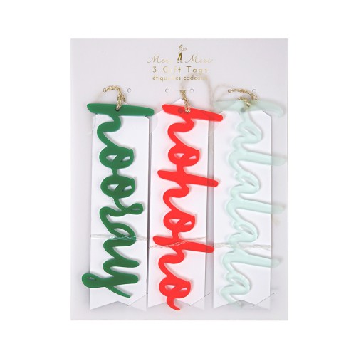 Acryl-Geschenkanhänger-Satz