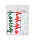 Acrylic Words Tag Set