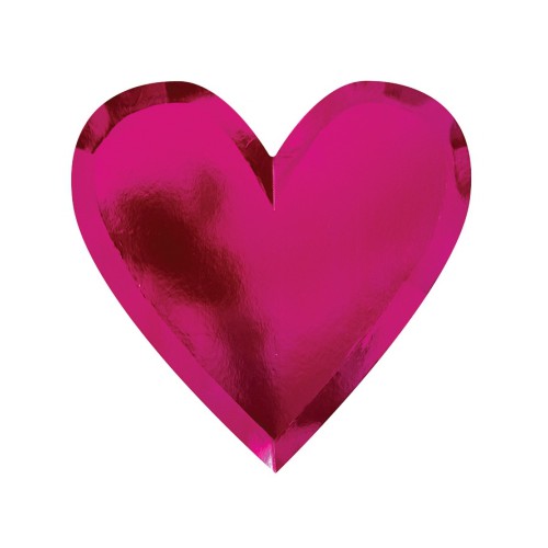 Die Cut Heart Plates