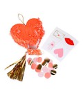 3 Mini Heart Pinatas