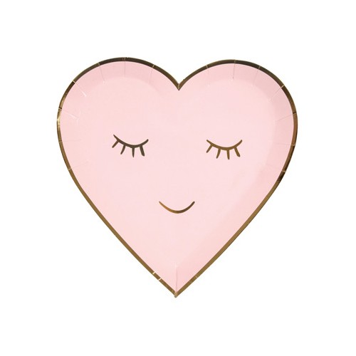 Small Heart Face Plates