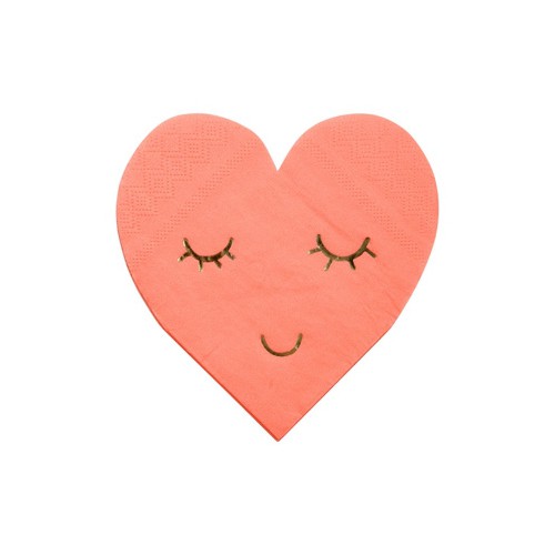 Heart Face Napkins