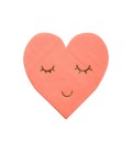 Heart Face Napkins