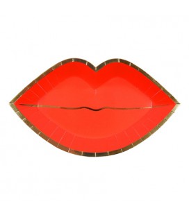 Assiettes en forme de Bouche