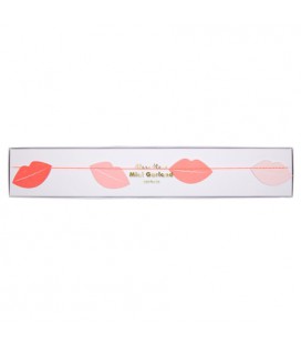 Mini Lippen Girlande