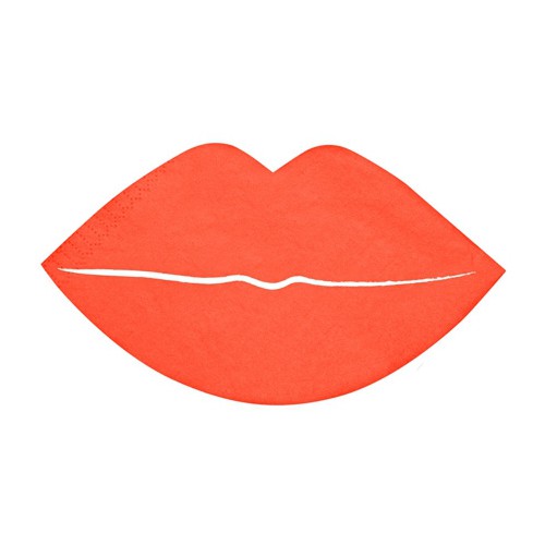 Mouth-shaped Napkins