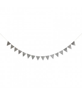 Glitter Flag Garland