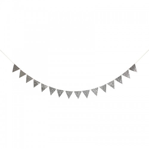 Fähnchen Girlande mit Pailletten