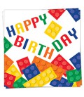 Block Party Napkins Happy Birthday