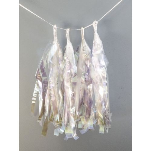 4 Iridescent Quasten