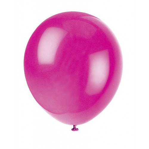 10 Ballons Magenta