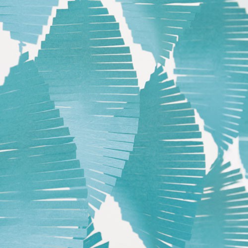 Guirlande de Franges Bleu Clair