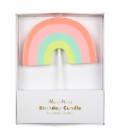 Regenbogen Kerze