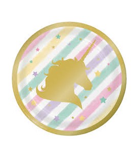 Petites Assiettes Licorne Scintillante