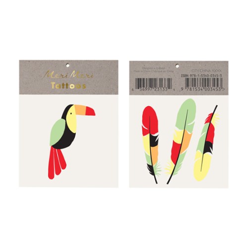 Toucan Temporary Tattoos