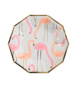 Petites Assiettes Flamingos