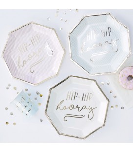 Hooray Pastel Plates