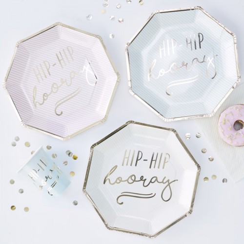 Hooray Pastel Plates