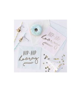 Hooray Pastel Napkins