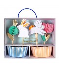 Häschen-Cupcake-Kit aus Wabenpapier