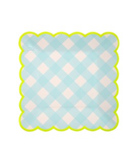 Blue Gingham Small Plates