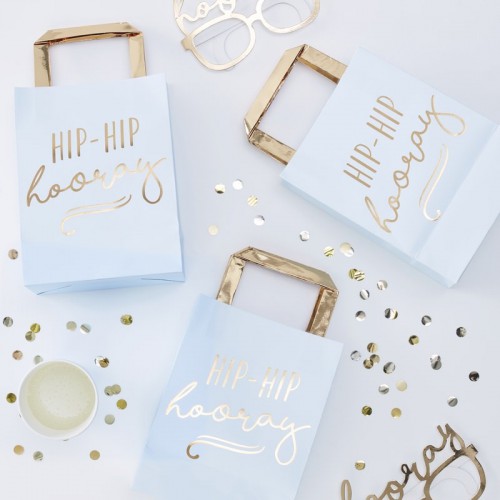Blue Hooray Party Bags