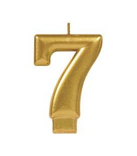 Goldene Kerze Nummer 7