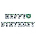 Happy Birthday Fußball Girlande