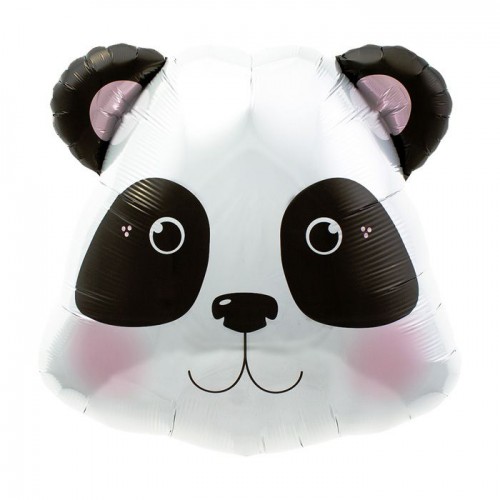 Pandakopf Folienluftballon