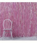 Iridescent Foil Fringe Curtain