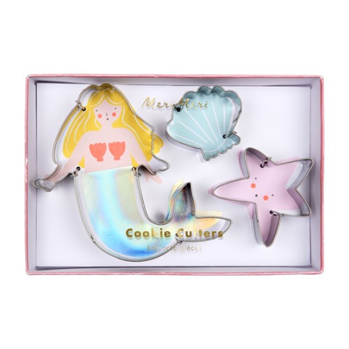 3 Mermaid Cookie Cutters
