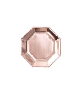 Assiettes Rose Gold