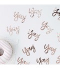 Rose Gold Yay Confetti