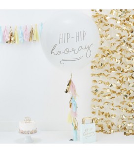 Ballon Géant Hooray avec Tassels