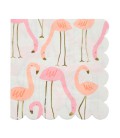 Grandes Serviettes Flamants Roses